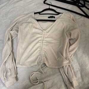 Forever 21 synched cropped long sleeve XL